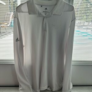 Adidas White Polo Shirt Classic Style